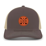 Live Outdoor Circle Leather Patch Cap - Apollo Laser
