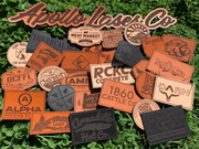 Custom Leather Patches - Apollo Laser