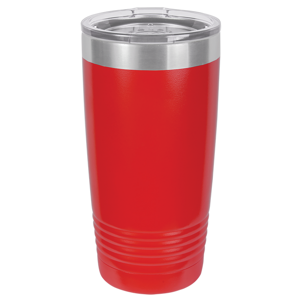 20 oz. Tumbler w/Clear Lid - Apollo Laser