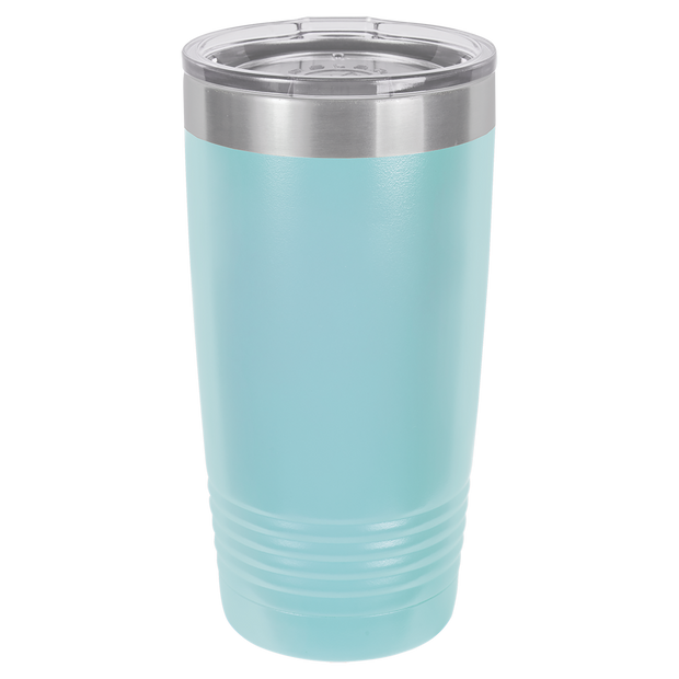 20 oz. Tumbler w/Clear Lid - Apollo Laser