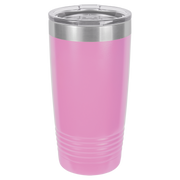 20 oz. Tumbler w/Clear Lid - Apollo Laser