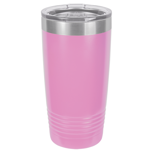 20 oz. Tumbler w/Clear Lid - Apollo Laser