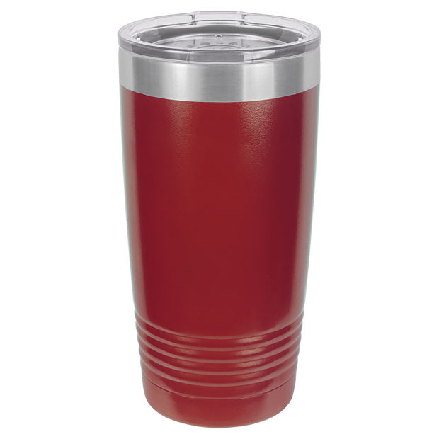 20 oz. Tumbler w/Clear Lid - Apollo Laser