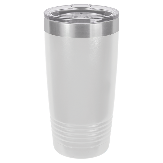 20 oz. Tumbler w/Clear Lid - Apollo Laser