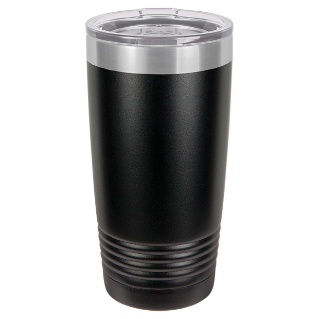 20 oz. Tumbler w/Clear Lid - Apollo Laser