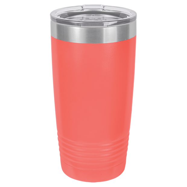 20 oz. Tumbler w/Clear Lid - Apollo Laser