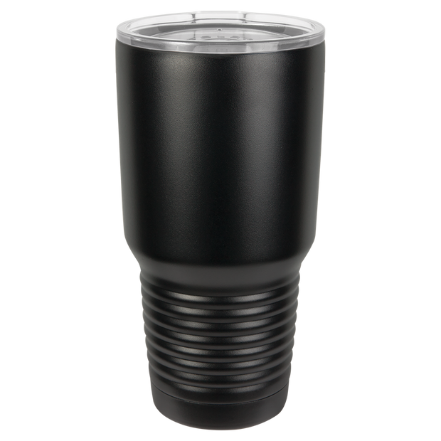 30 oz. Ring Neck Tumbler w/Clear Lid - Apollo Laser