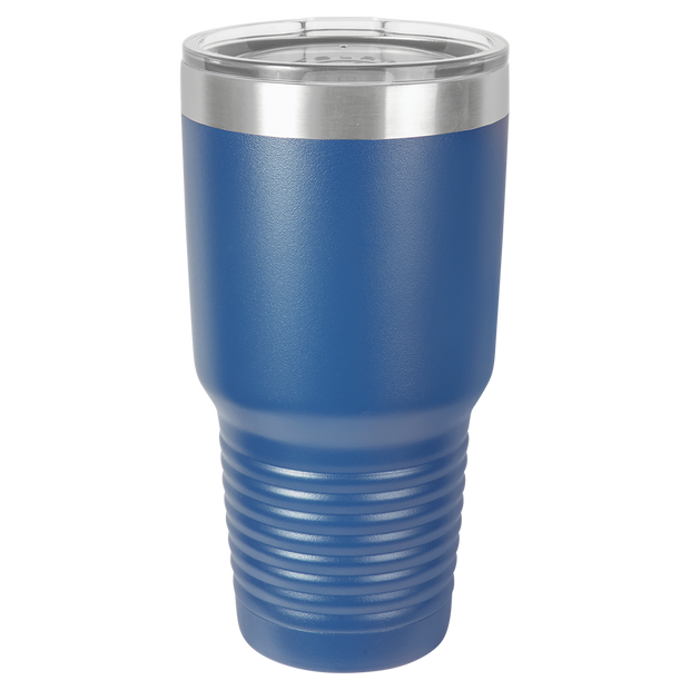 30 oz. Ring Neck Tumbler w/Clear Lid - Apollo Laser