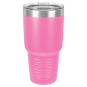 30 oz. Ring Neck Tumbler w/Clear Lid - Apollo Laser