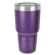 30 oz. Ring Neck Tumbler w/Clear Lid - Apollo Laser