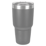 30 oz. Ring Neck Tumbler w/Clear Lid - Apollo Laser