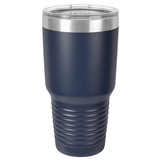 30 oz. Ring Neck Tumbler w/Clear Lid - Apollo Laser