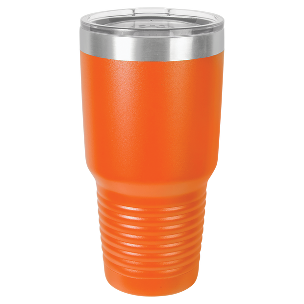 30 oz. Ring Neck Tumbler w/Clear Lid - Apollo Laser