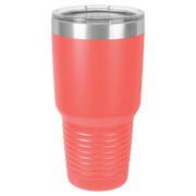 30 oz. Ring Neck Tumbler w/Clear Lid - Apollo Laser