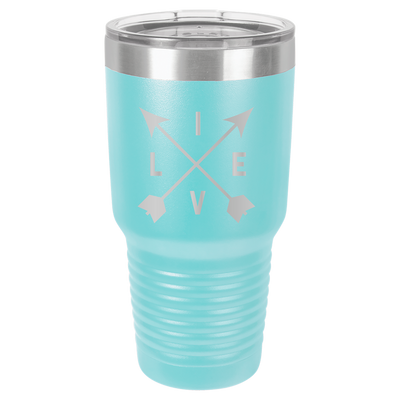 Live 30 oz. Tumbler - Apollo Laser