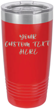 Custom Text Personalized 20 oz Tumbler - Apollo Laser