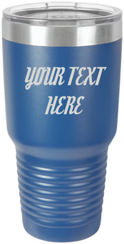 Custom Text Personalized 30 oz Tumbler - Apollo Laser