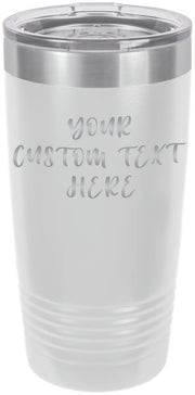 Custom Text Personalized 20 oz Tumbler - Apollo Laser